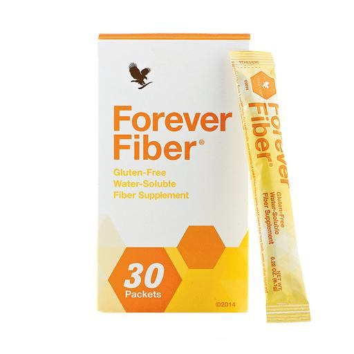 Get your fiber on the go with Forever Fiber®. Feature four types of fiber – including fructooligosaccharides, a prebiotic