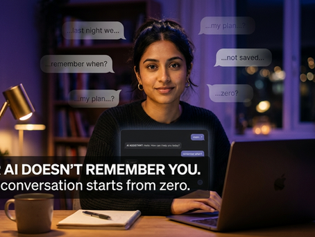 AI has no memory — every conversation starts from zero | AI Awareness Series
