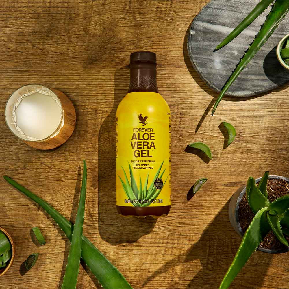 Forever Aloe Vera Gel is aseptically processed to remain free of added preservative and boast an amazing 99.7% pure aloe vera