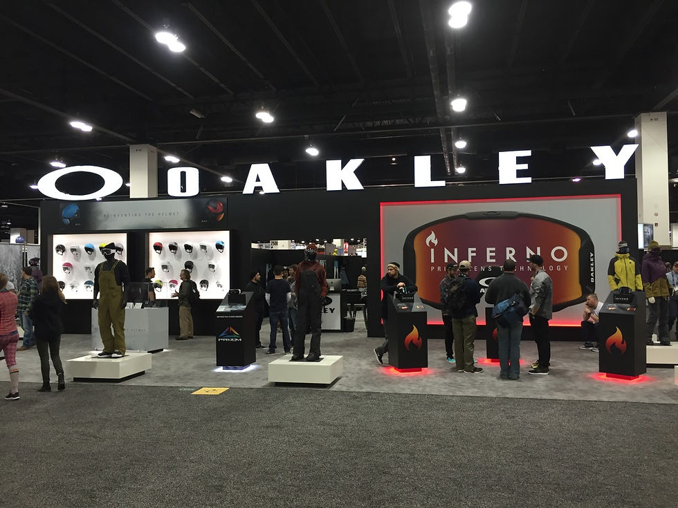 OAKLEY SNOW TRADE SHOW BOOTH
