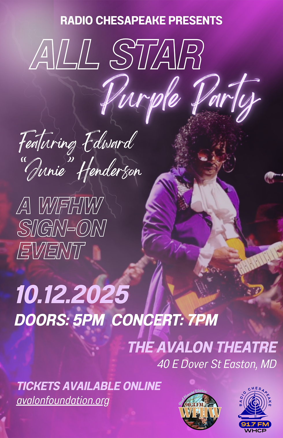 All-Star Purple Party WFHW Sign-On Event