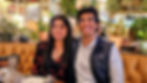Sindhu and I at a restaurant, 10 years after the surgery