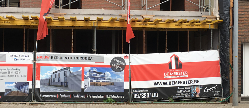 Work in progress: Residentie Cordoba Deinze
