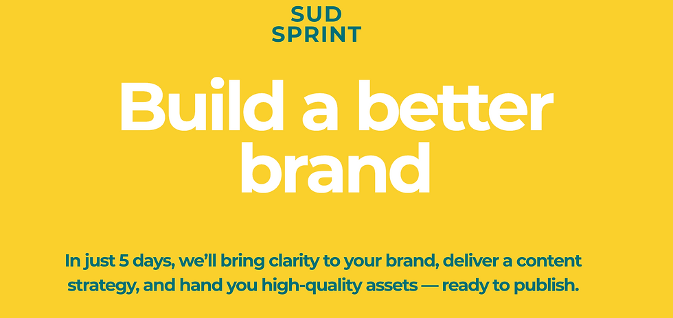 Sud Sprint Marketing Strategy
