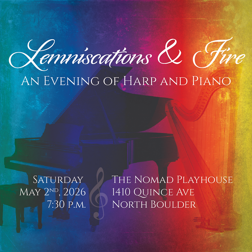 Lemniscations and Fire - An Evening of Harp & Piano