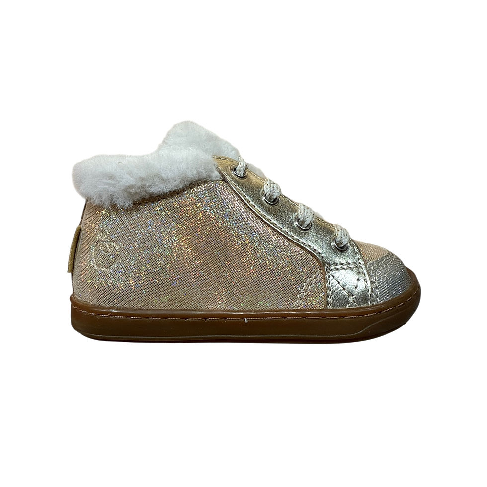 SHOO POM basket BOUBA ZIP HAIR Platine