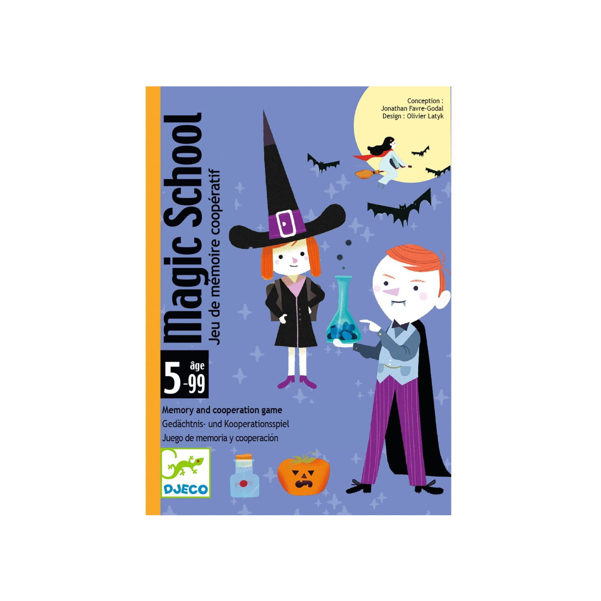 Djeco Jeu de cartes MAGIC SCHOOL