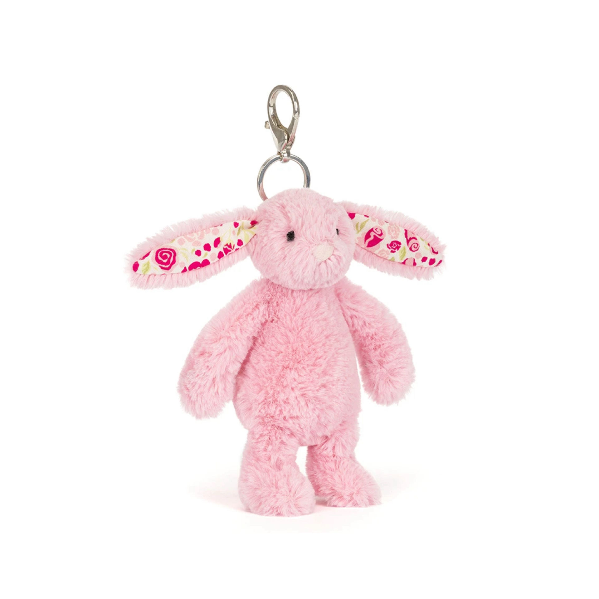 JELLYCAT Peluche PORTE CLÉ Blushkin Blossom Luxe Bunny