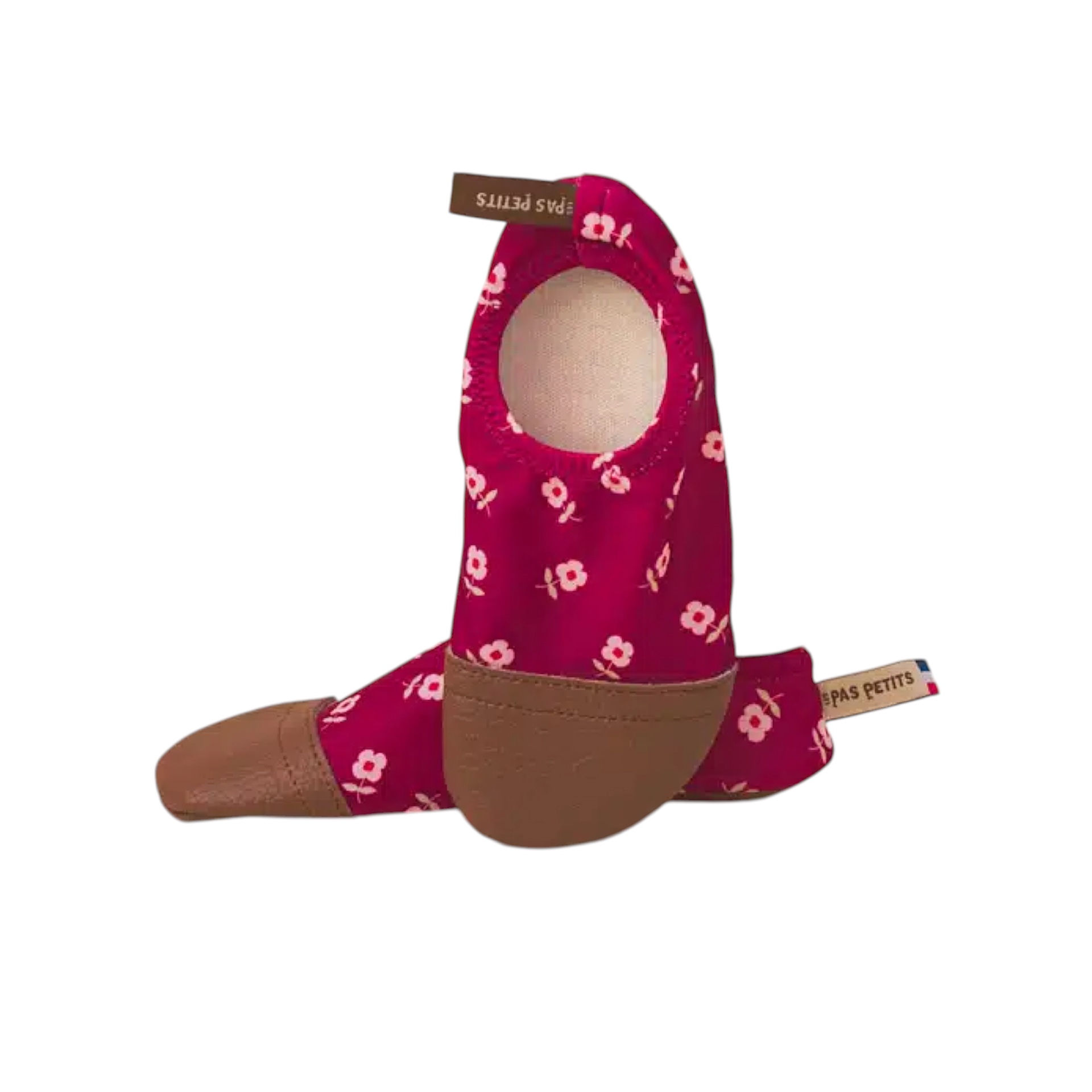Chaussons souple LES PETITS COQUELICOTS