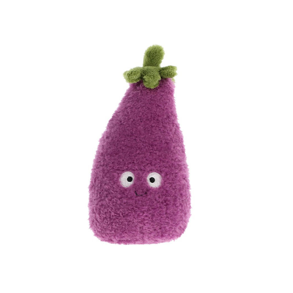 KEEL TOYS Peluche Fruits et Légumes AUBERGINE