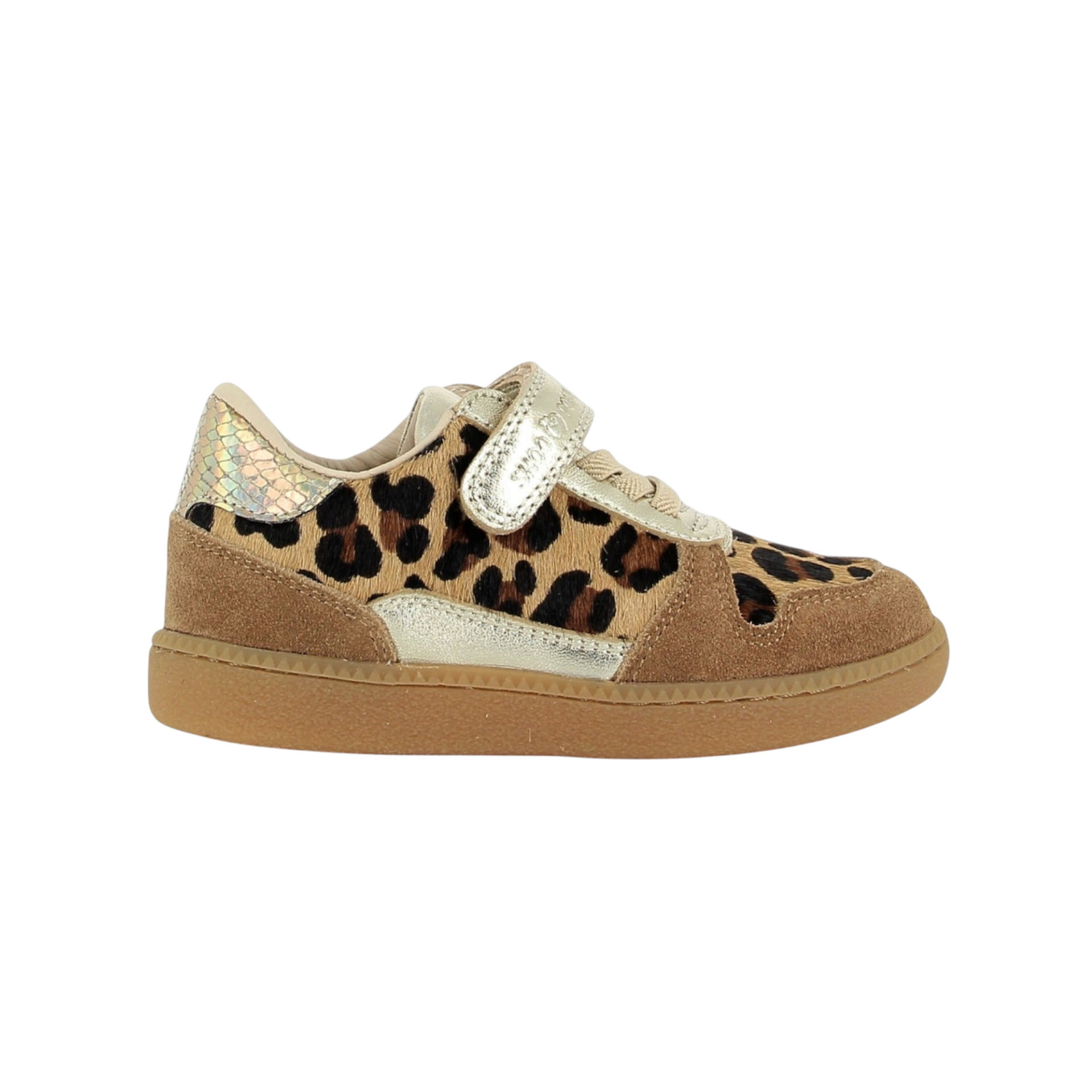 SHOO POM Basket KIX LO CONNECT Platine Leo Beige