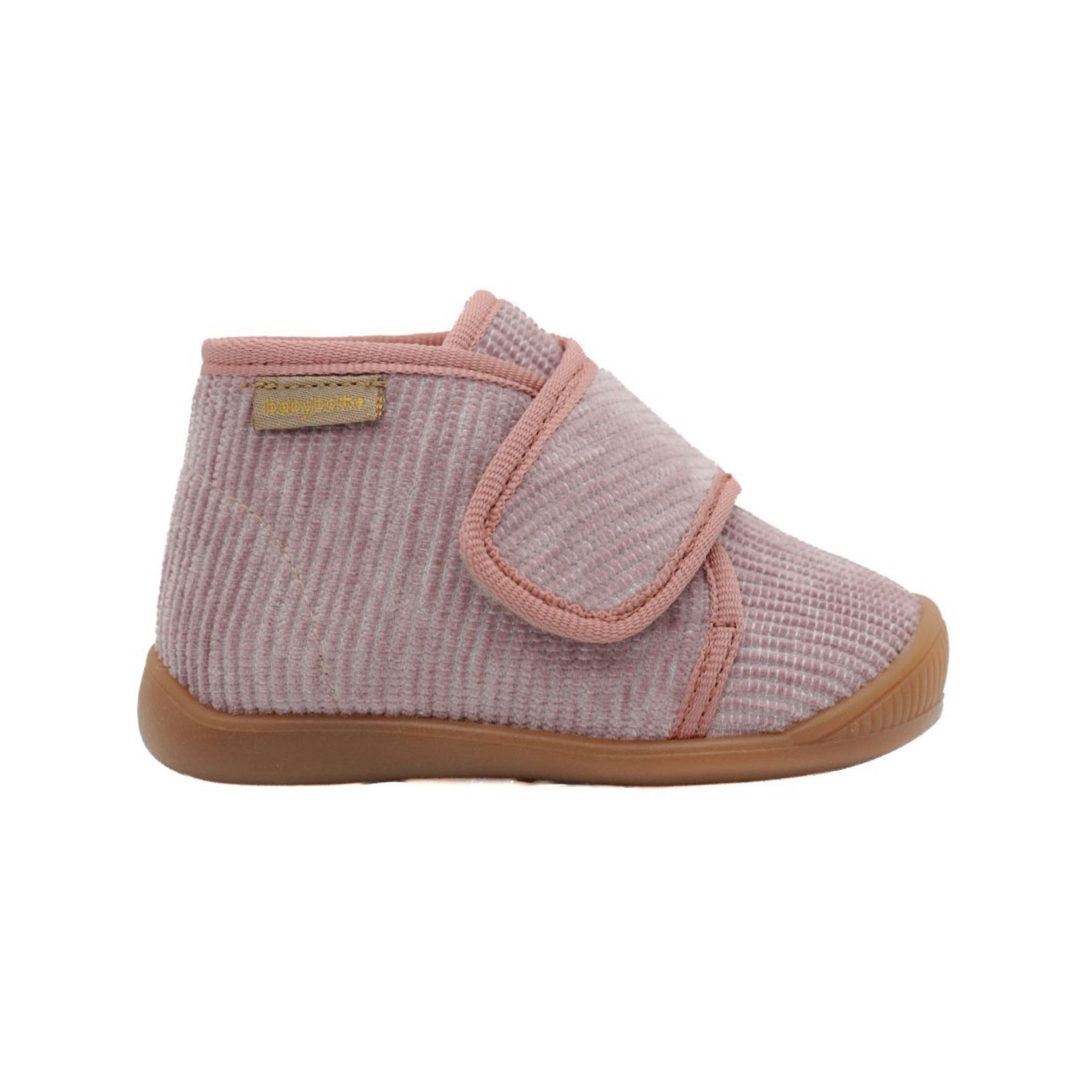 BABYBOTTE Chaussons PIERETTE VELCRO Rose