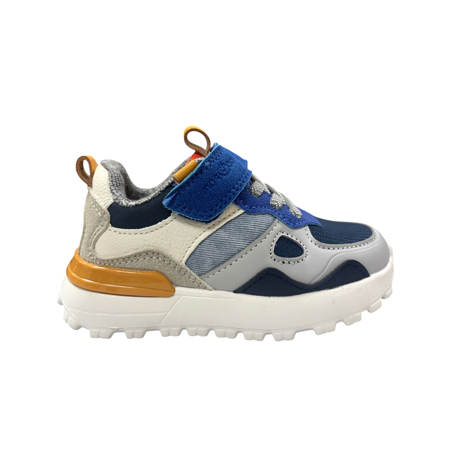 SHOO POM Basket JOGGY SCRATCH Navy Jeans Grey