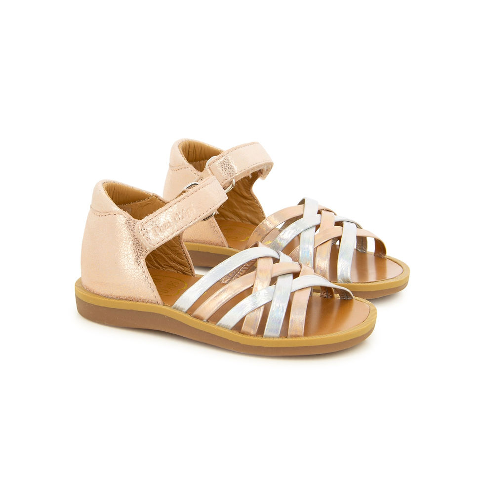 Miniature : POM D'API sandales POPPY LUX Nude Multi Metal