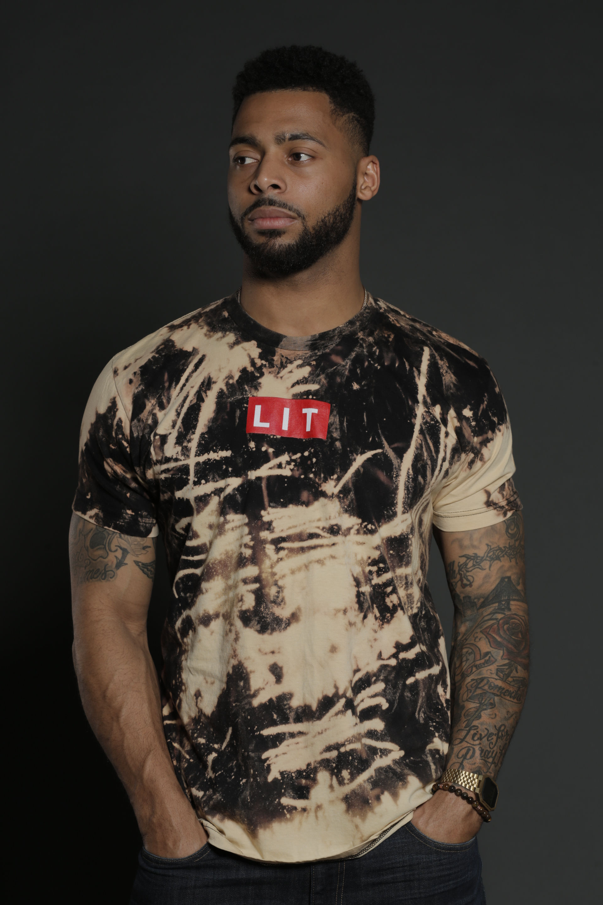 Distressed LIT TShirt