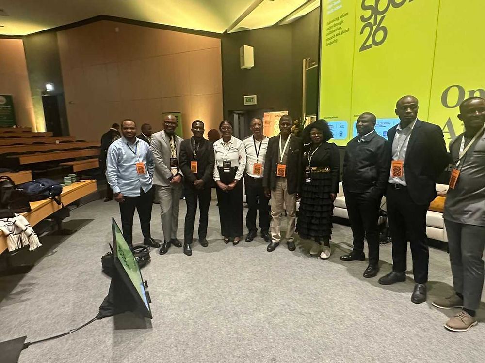 Group of conference attendees in a lecture hall