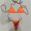 Thumbnail: Kauai Triangle Halter Bikini Top &  Divine Tie Side Skimpy Bottom  (Bikini Set)