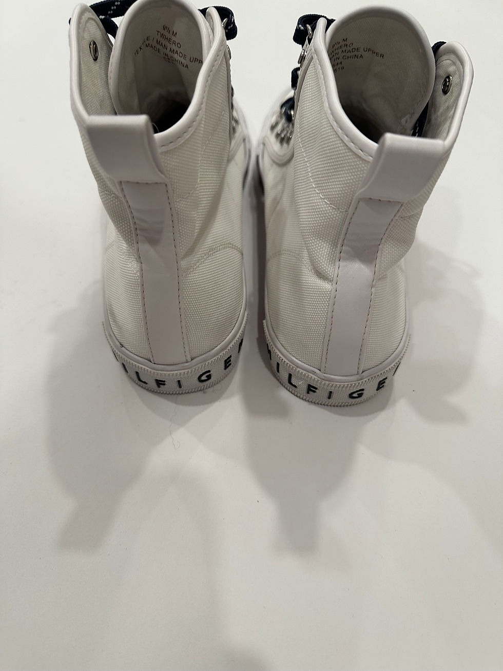 Thumbnail: Tommy Hilfiger white high tops