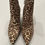 Thumbnail: Charles David Albuquerque Snow Leopard Calf Hair Booties Details