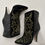 Thumbnail: Buffalo London dark blue leather & suede cowboy boots