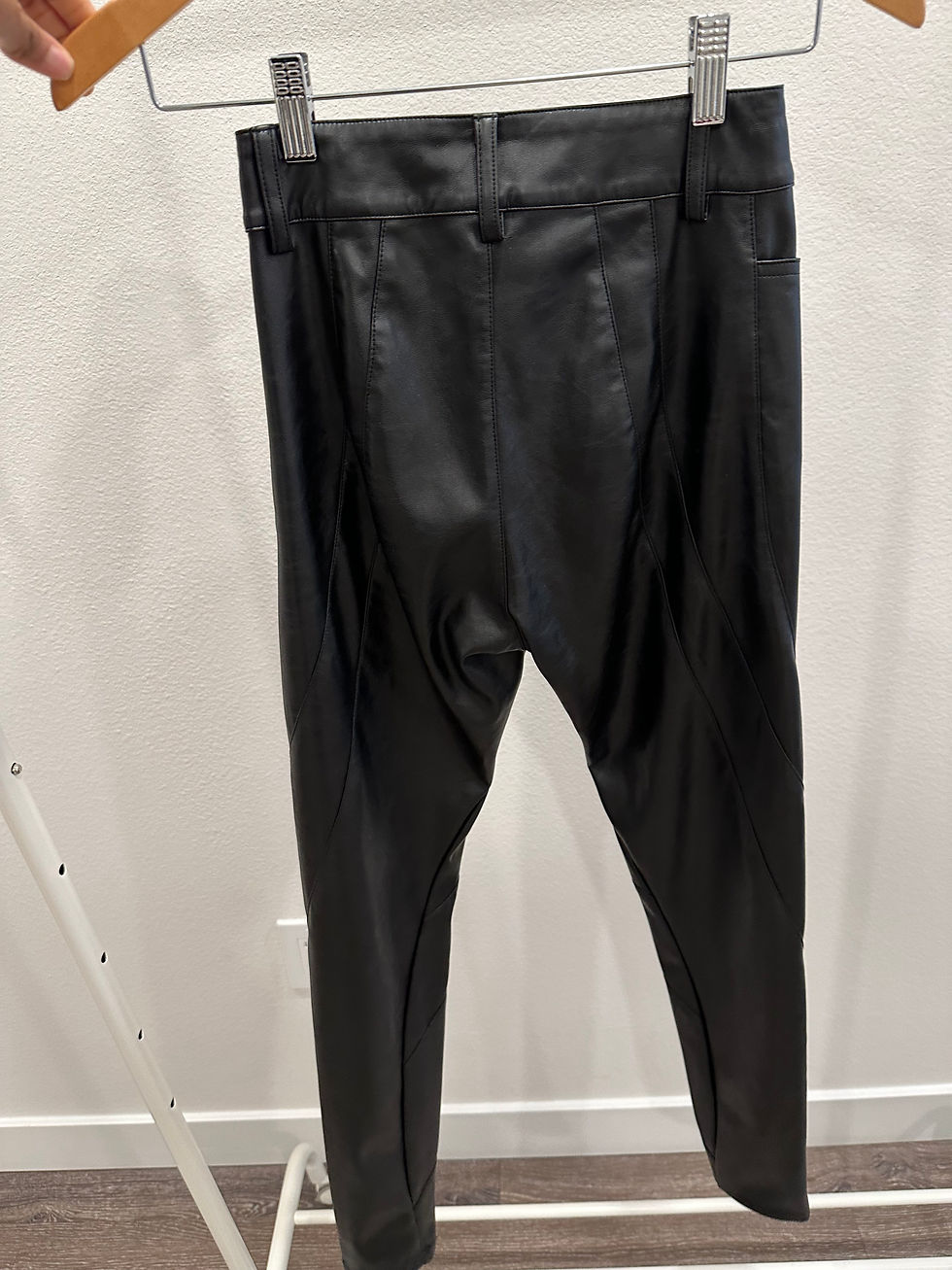 Thumbnail: MISTRESS ROCKS "ON BOARD" BLACK VEGAN LEATHER TROUSERS