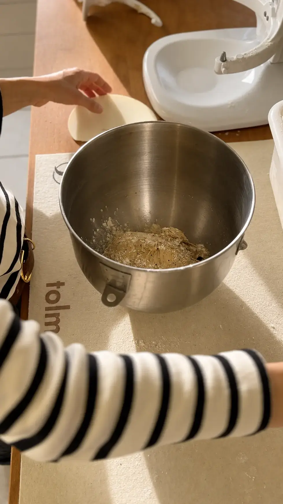 pétrissage d'un pain thermomix