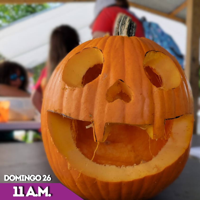 Cosecha Familiar de Halloween 26 de octubre 11AM