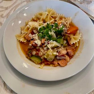 Italian Winter Soup & Bookclub Potluck Dinner