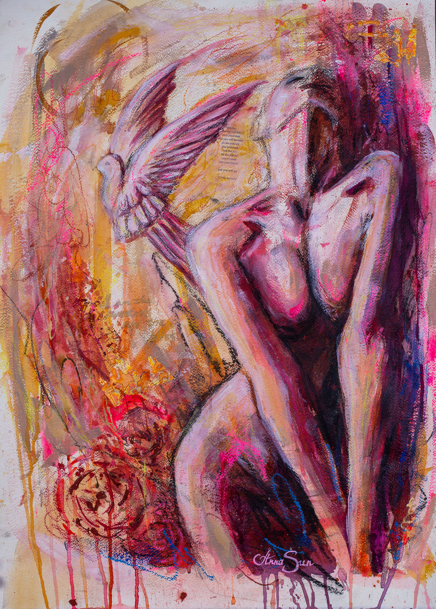 Canvas print "Receiving the blessing"