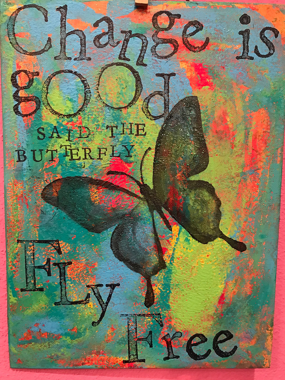 Thumbnail: Mixed Media Paint & Collage Class