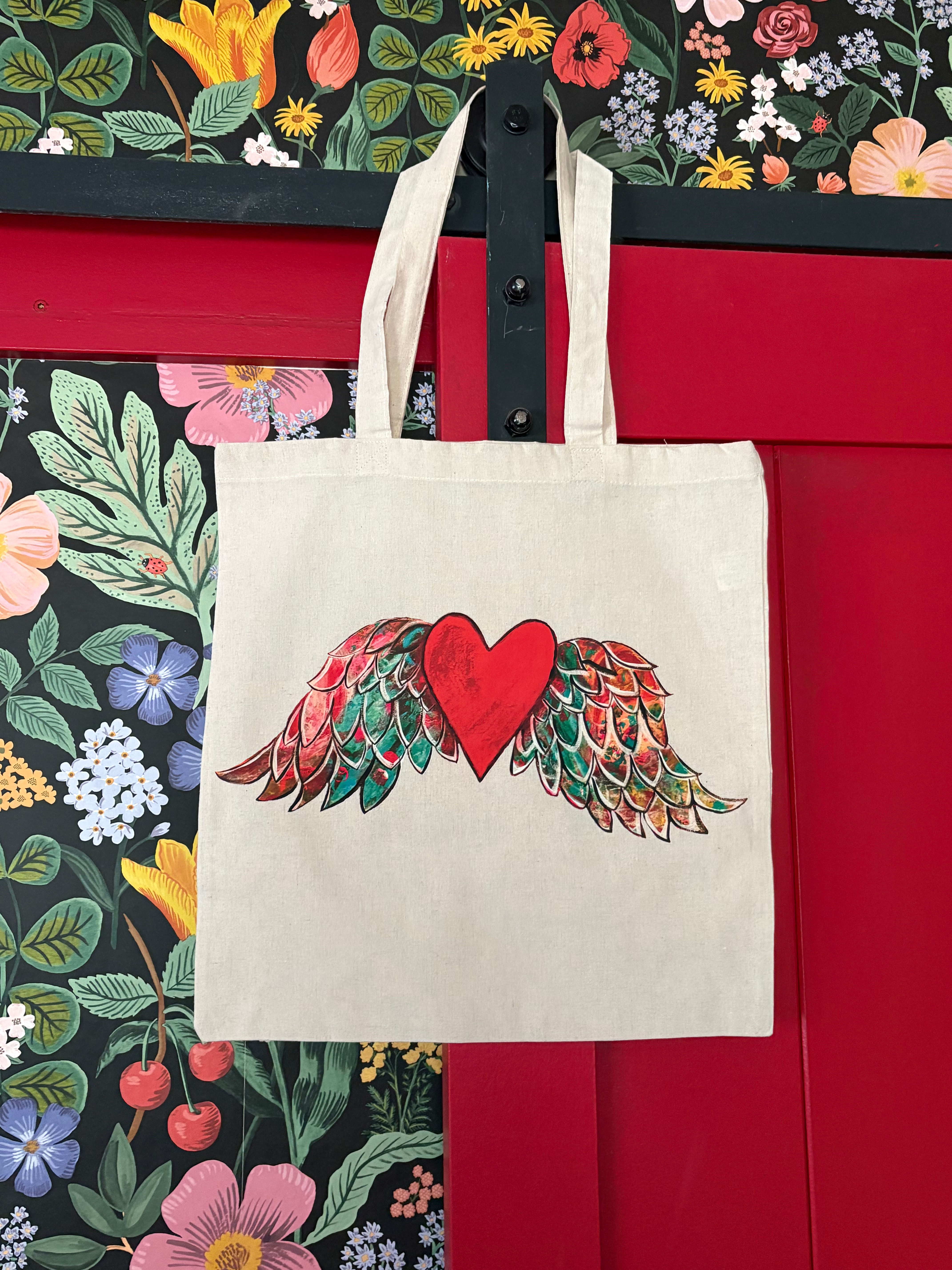 Winged Heart Tote