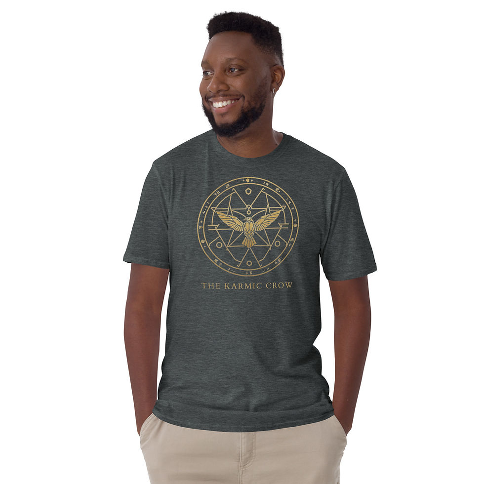 Thumbnail: Sigil of Integration – The Karmic Crow Signature Apparel - Unisex T-Shirt