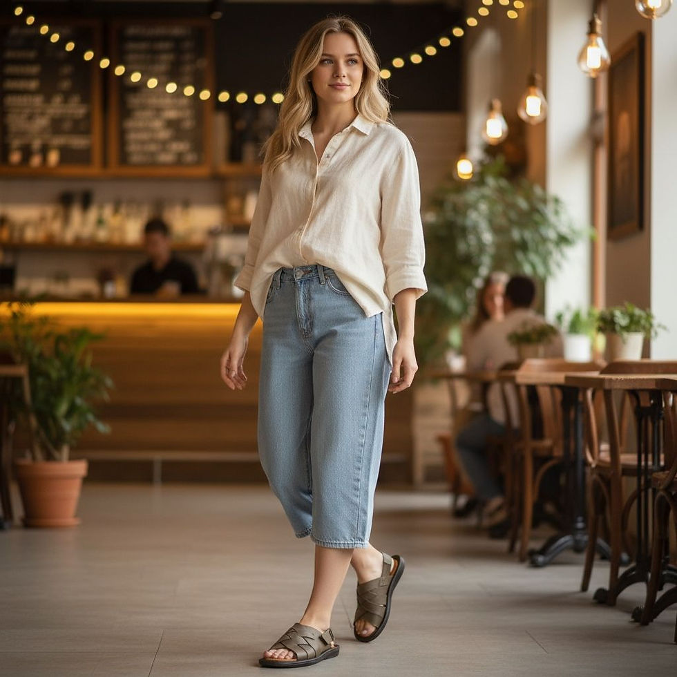 Miniatura: Sandalia De Piel Unisex 770