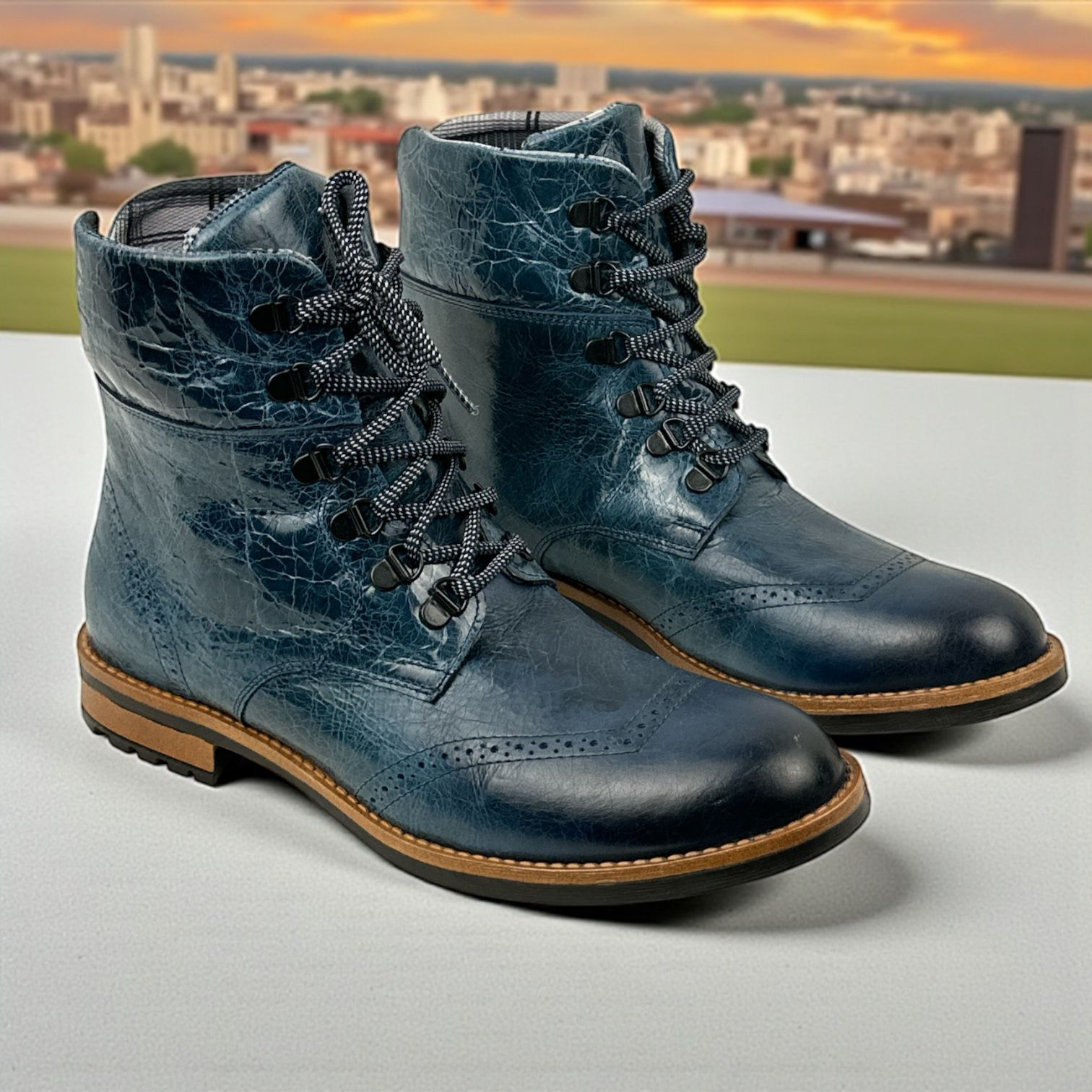 Bota Casual De Piel Caballero 303