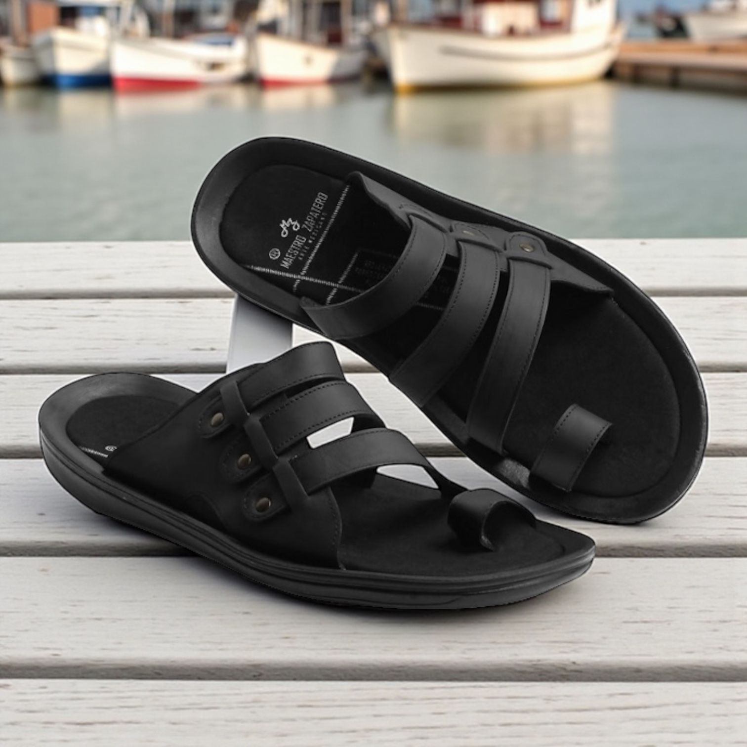 Sandalia de Piel Unisex 761