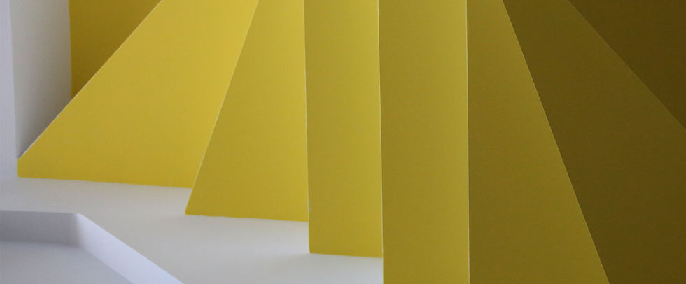 Abstract Yellow Shapes