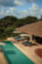 Inversión inmobiliaria de lujo en México - Alberca privada en Residences at Chablé