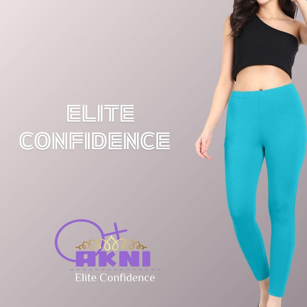 AKNI Womens Luxury stretchable ankle leggings