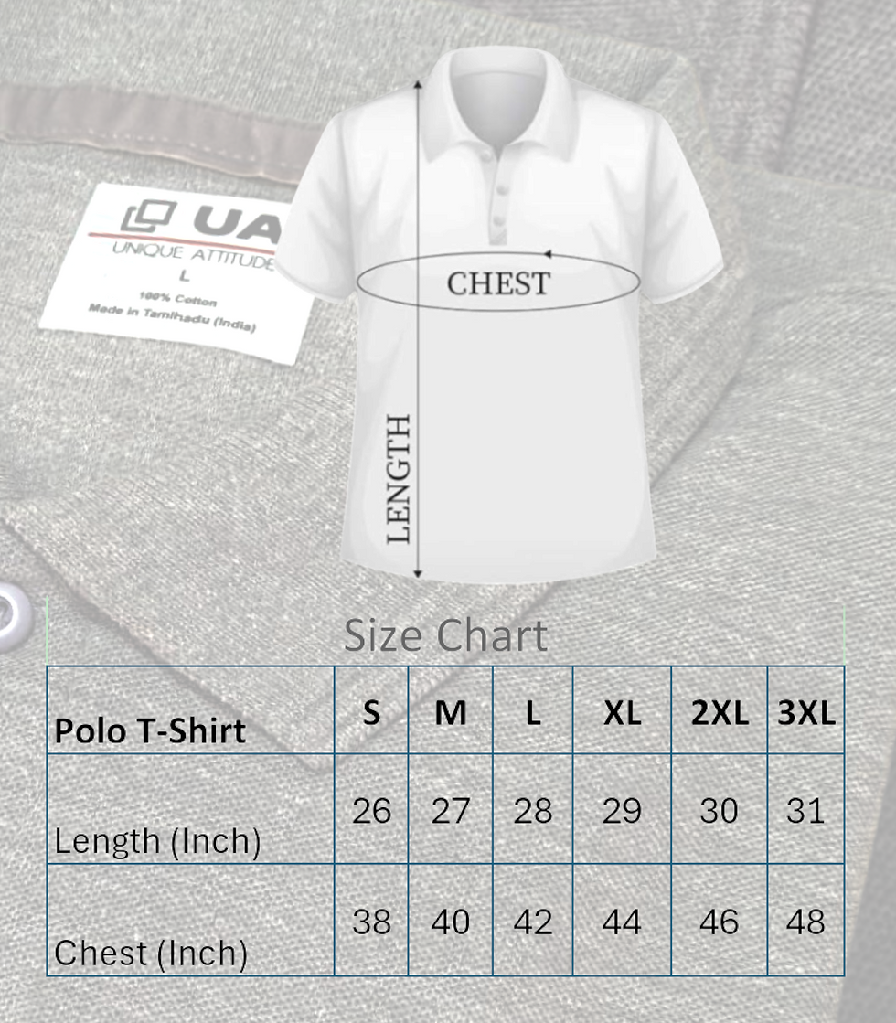 Thumbnail: Men's 100% Cotton Polo T-Shirt
