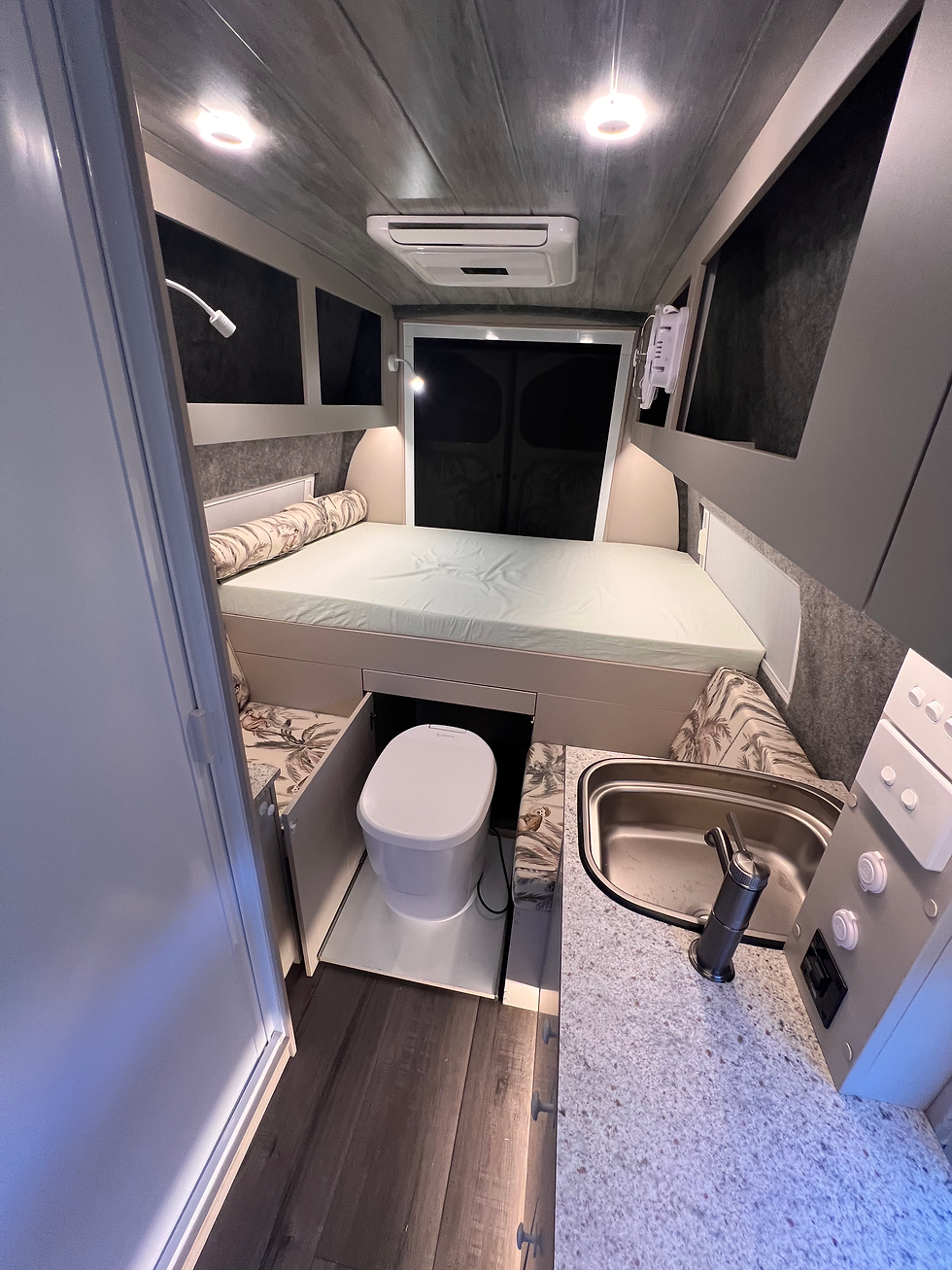 Farizon Electric Campervan AdventurEV J1 custom toilet