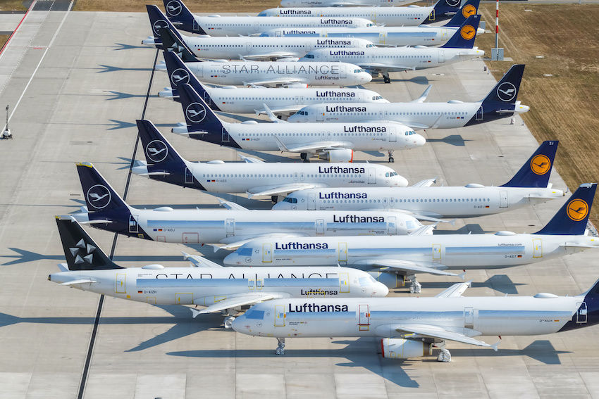 Flugzeug, Lufthansa