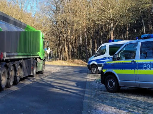 LKW Kontrollen an B 3 und B 214
