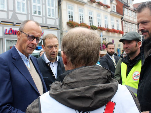 "Aktionsbündnis gegen Trassenneubau" zum Wahlkampfauftritt mit Friedrich Merz