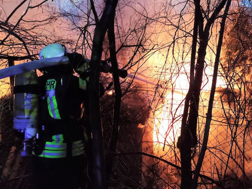 Laubenbrand in Celle