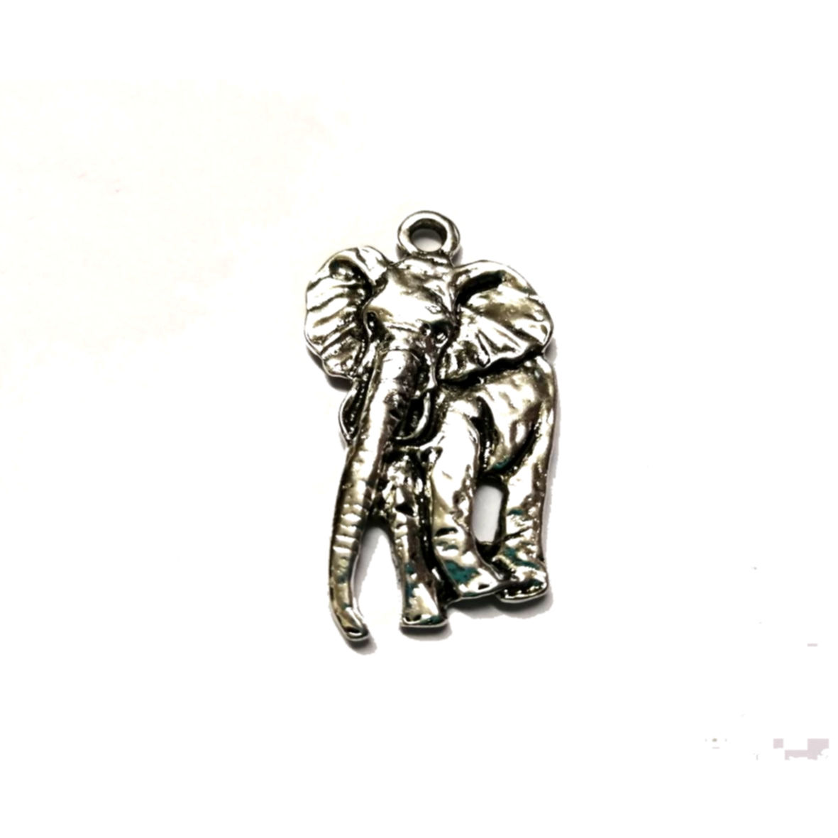 Pendant - Metal - Elephant - 1pc - 45x26mm