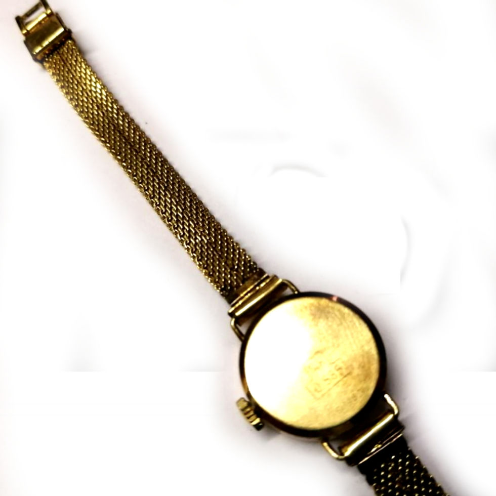 Thumbnail: Antique Renova Mechanic watch- Case 585/- Gold-Made in Switzerland