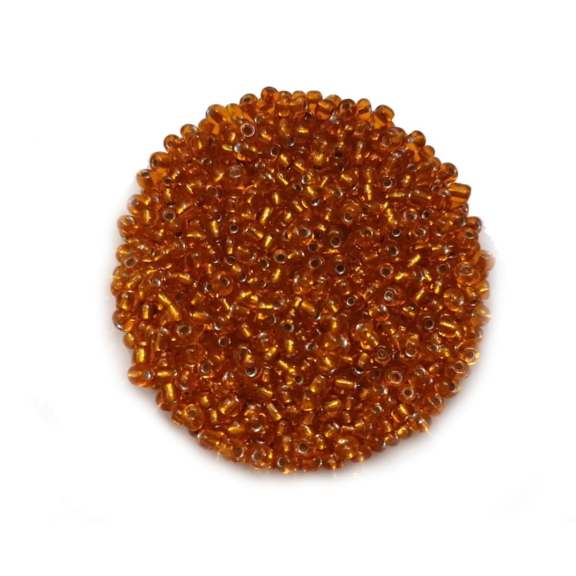 Glass  Seed Beads +/-3000pcs -3mm Size 8- orange -100g