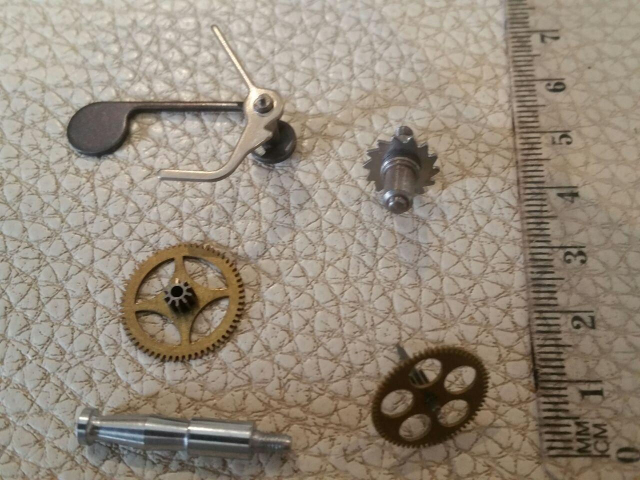 Clock movement parts