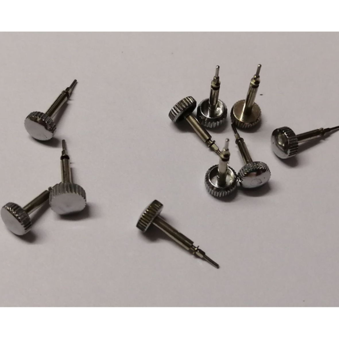 10 crowns  stainless STEEL-W+/-5.5mm incl. stem H12.0-14.8mm