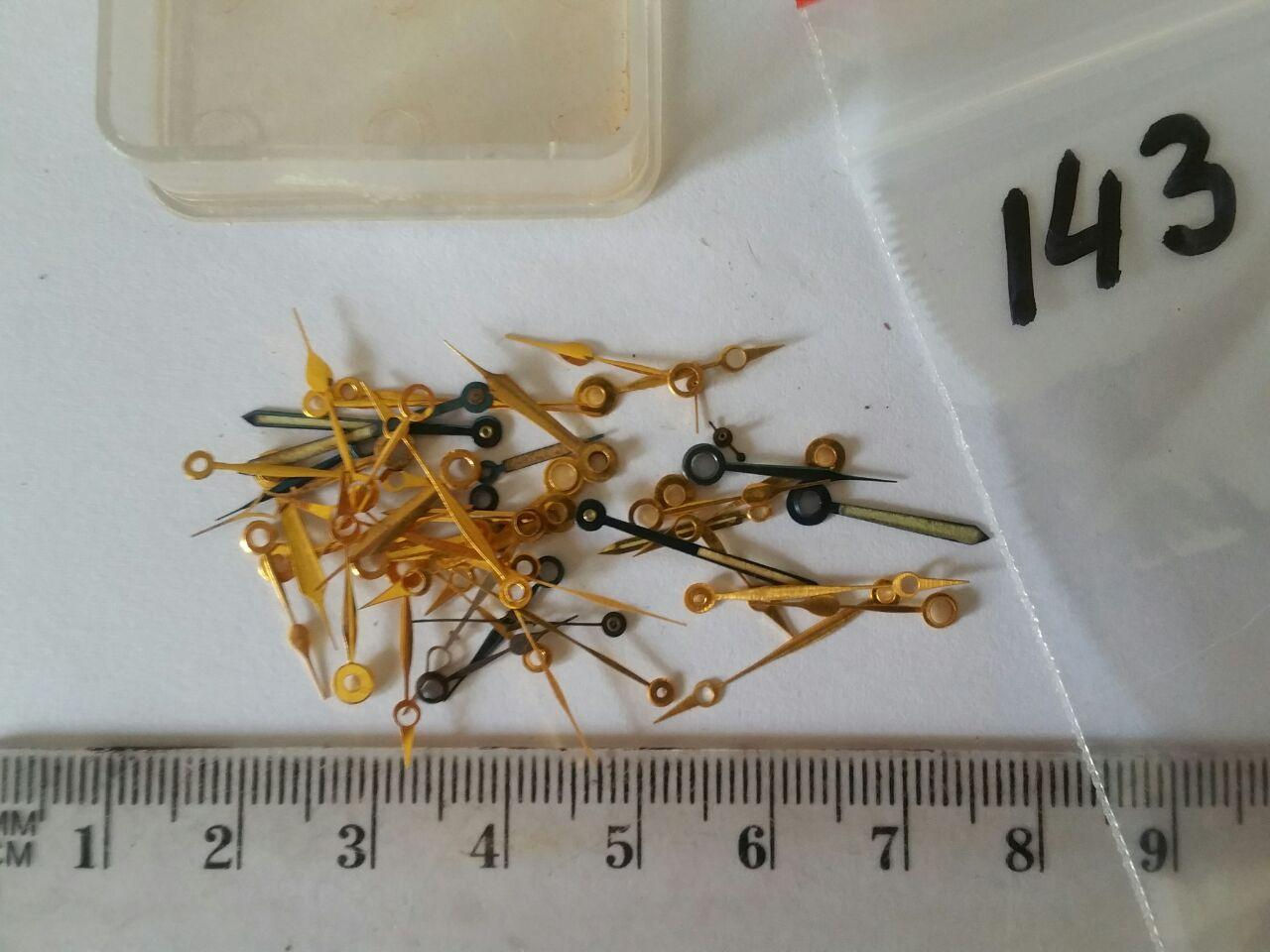 Watch parts-  Box with div. hands